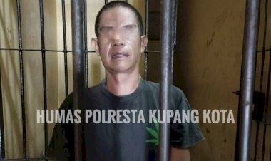 Polsek-Oebobo-Tangkap-Buronan-Kasus-Aniaya-Lansia-di-Fontein