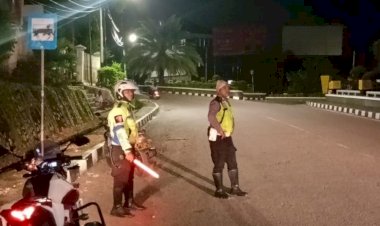 Patroli-Satlantas-Polresta-Kupang-Kota,-Antisipasi-Pelanggaran-dan-Kejahatan-di-Jalan