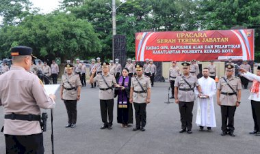 Kapolresta-Kupang-Kota-Pimpin-Sertijab-2-PJU-dan-Lantik-Kasatlantas