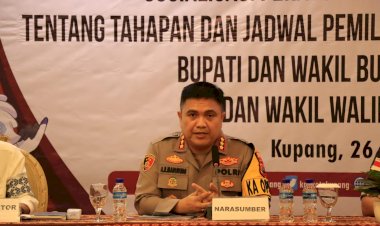 Jelang-Pilkada-Kota-Kupang,-Kapolresta-Hadiri-Sosialisasi-PKPU-dan-Sampaikan-Kesiapan-Personel-Dalam-Pengamanan
