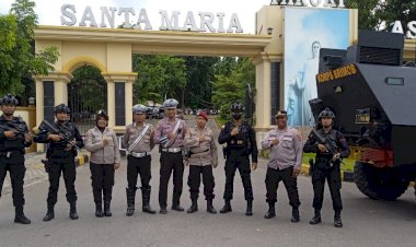 Ibadah-Kamis-Putih-di-Kota-Kupang,-Polresta-Kerahkan-Ratusan-Personel-Pengamanan-di-Gereja