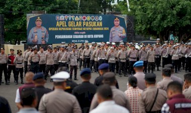 Polresta-Siagakan-Personel-Pengamanan-Malam-Takbiran-di-Kota-Kupang