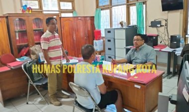 Berkas-P-21,-Polsek-Kota-Raja-Limpahkan-Tersangka-Aniaya-Lansia-ke-Kejari-Kota-Kupang