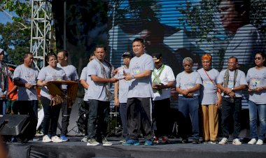 Kapolresta-Kombes-Aldinan-Manurung-Hadiri-Peluncuran-Si-Sepe,-yang-Jadi-Maskot-Pilkada-Kota-Kupang