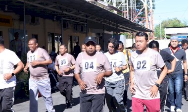 Tes-Kesamaptaan-Jasmani-Berkala,-Personel-Polresta-Kupang-Kota-Dituntut-Memiliki-Kebugaran-Tubuh-yang-Prima