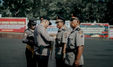 Kasat-Intelkam-Polresta-Kupang-Kota-Diserahterimakan,-Kapolresta-Pimpin-Sertijab