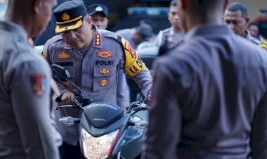 Kapolresta-Kupang-Kota-Periksa-Ranmor-Dinas-Bhabinkamtibmas