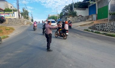 Strong-Point-Pagi,-Ciptakan-Keamanan,-Ketertiban-dan-Kesadaran-Masyarakat-Saat-Berkendara-di-Jalan