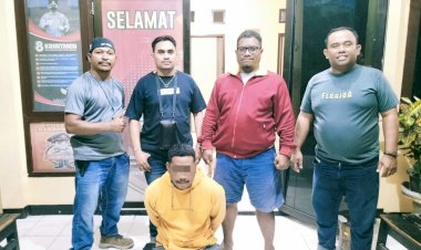 Serigala-Polsek-Kota-Lama-Amankan-Seorang-Nelayan-di-Oesapa