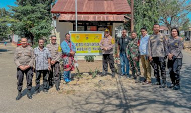 Kapolresta-Lakukan-Pengecekan-di-Posko-Tiga-Pilar-Kelurahan-Naikolan