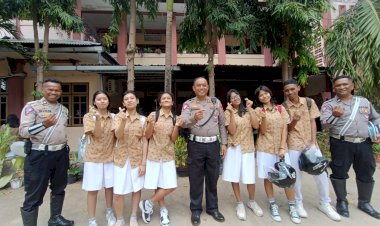 Dikmas-Lantas-Polresta-Kupang-Kota-di-SMA-Katolik-Giovanni-Kupang