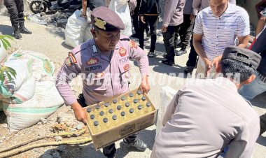 Gelar-Operasi-Pekat,-Polresta-Kupang-Kota-Amankan-Ratusan-Liter-Miras