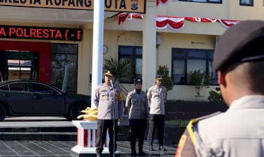 Apel-Anev-Mingguan,-Kapolresta-Kupang-Kota:-Terima-Kasih-Atas-Pelaksanaan-Tugas-Selama-Sepekan