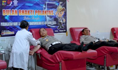 Donor-Darah-Personel-Satlantas-Polresta-Kupang-Kota,-Sambut-Hari-Lalu-Lintas-Bhayangkara-ke-69