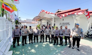 Pengundian-Nomor-Urut-Pilkada-Kota-Kupang,-Polresta-Terjunkan-Ratusan-Personel-Pengamanan