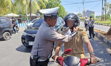 Operasi-Zebra-Turangga,-Satlantas-Polresta-Tegur-Pelanggar-Tanpa-Kaca-Spion-dan-TNKB