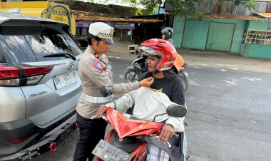 Operasi-Zebra-Turangga,-Satlantas-Polresta-Kupang-Kota-Tertibkan-Pengendara-di-Tofa