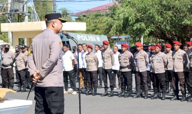 Apel-Jam-Pimpinan,-Kapolresta-Kupang-Kota-Terus-Tekankan-Netralitas-Anggota-Polri