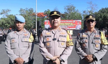 Polresta-Siagakan-345-Personel-Amankan-Tahapan-Pemungutan-Suara-Pilkada-2024-di-Kota-Kupang.