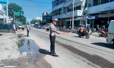 Ciptakan-Keamanan-dan-Ketertiban-Selama-Nataru,-Polresta-Kupang-Kota-Tempatkan-Personel-di-Pos-Pam