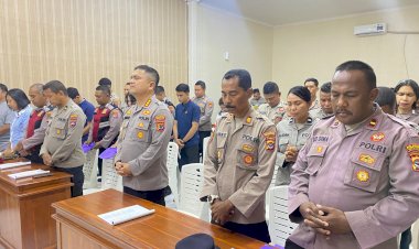 Polresta-Kupang-Kota-Menggelar-Pembinaan-Rohani-Bagi-Personel