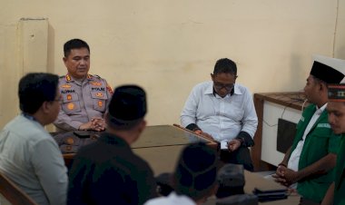 Audiens-Kapolresta-Kupang-Kota-Bersama-GP-Ansor,-Terkait-Rencana-Takbir-Akbar-1446-H.