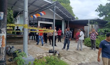 Istri-Kanit-Lalulintas-Polsek-Kota-Lama-Laporkan-Orang-Meninggal-Depan-Rumahnya,-Suami-dan-Piket-Segera-Ke-Lokasi.