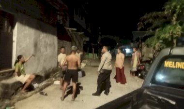 Polsek-Kota-Lama-Bubarkan-Kelompok-Pemuda-yang-Miras-di-Pinggir-Jalan.