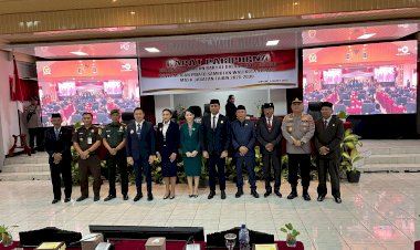 Hadiri-Rapat-Paripurna-Pidato-Wali-Kota-di-DPRD-Kota-Kupang,-Kapolresta-Siap-Berkolaborasi-Bersama-Pemerintah.