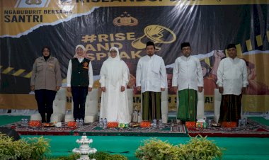 Polri-Gelar-“Rise-and-Speak”-Ngabuburit-Bersama-Santri-di-Bekasi:-Cegah-Kekerasan-dan-Perdagangan-Orang