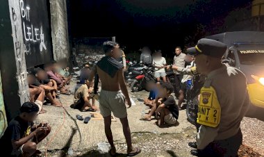 Aduan-Warga-Adanya-Pesta-Miras,-Piket-SPKT-Bersama-Samapta-Polresta-Segera-Datangi-dan-Bubarkan-di-Lokasi-Pohon-Duri-Oesapa.