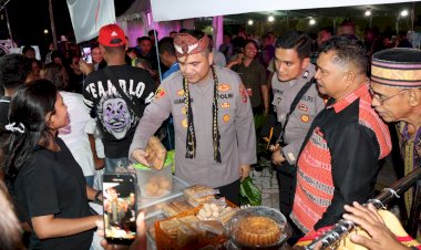 Kapolresta-Kupang-Kota-Hadiri-Koepan-Festival-2025,-dan-Beri-Dukungan-Bagi-Pelaku-UMKM-Kuliner.