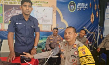 Pastikan-Personel-Sehat,-Sidokkes-Polresta-Kupang-Kota-Kunjungi-Pos-Pengamanan-dan-Pos-Terpadu.