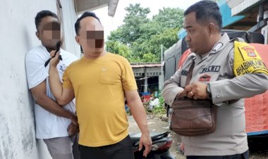 Bhabinkamtibmas-Bripka-Marsel-Nitte-Amankan-Terduga-Pelaku-Pencurian-di-Sikumana