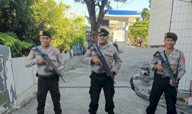 Pam-Obvit-Polresta-Lakukan-Pengamanan-Objek-Vital-di-Kota-Kupang