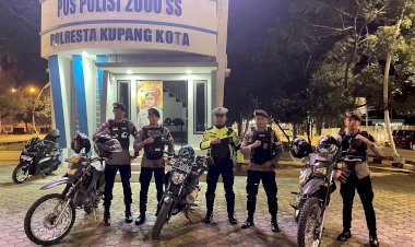 Patroli-Gabungan-Satlantas-dan-Samapta-Polresta,-Cegah-Gangguan-Kamtibmas-di-Kota-Kupang.