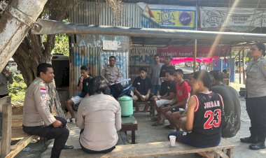 Sat-Binmas-Polresta-Kupang-Kota-Gelar-Dialog-Kamtibmas-Bersama-Pemuda-di-Oesapa-Selatan
