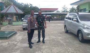 Perkuat-Sinergitas-TNI-Polri,-Kapolsek-Kota-Lama-Silaturahmi-ke-Koramil-1604/01-Kupang.