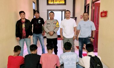 Jatanras-Polresta-Kupang-Kota-dan-Bhabinkamtibmas-Liliba-Tangkap-Lima-Pelajar-Terduga-Pelaku-Pengeroyokan
