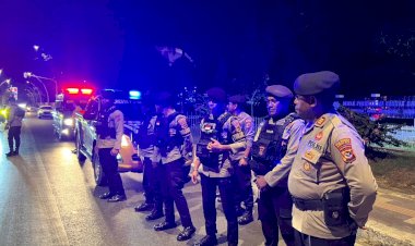 Polresta-Kupang-Kota-Bersama-Polda-NTT-dan-TNI,-Gelar-Patroli-Skala-Besar-Jaga-Kamtibmas.