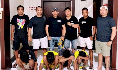 Kurang-dari-Sehari,-Jatanras-Polresta-Kupang-Kota-Ringkus-Lima-Terduga-Pelaku-Pencurian-Baterai-Senilai-Rp228-Juta.