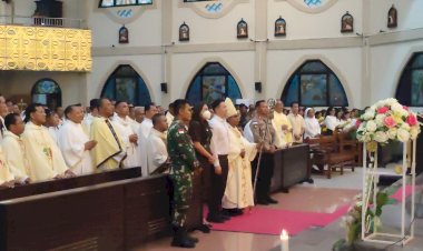 Kapolsek-Maulafa-Hadiri-Pembukaan-Musyawarah-Pastoral-Keuskupan-Agung-Kupang-Tahun-2025