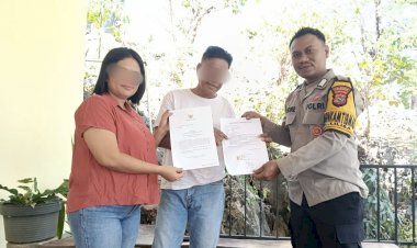 Tindaklanjuti-Surat-Edaran-Wali-Kota,-Bhabinkamtibmas-Liliba-Minta-Warga-yang-Akan-Membuat-Pesta-Buat-Surat-Pernyataan.