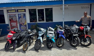 Satuan-Lalulintas-Polresta-Kupang-Kota-Kembali-Amankan-8-Sepeda-Motor-yang-Buat-Bising