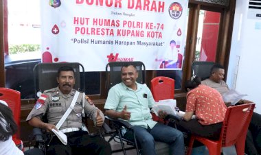 Setetes-Darah-untuk-Sesama,-Polresta-Kupang-Kota-Donor-Darah-Sambut-Hari-Jadi-ke-74-Humas-Polri.