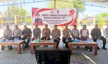 Hadiri-Jumat-Curhat-Polda-NTT-di-Kelurahan-Naikolan,-Kapolsek-Maulafa-Serap-Aspirasi-dan-Harapan-untuk-Peningkatan-Pelayanan-Polri.