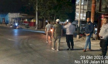 Cipta-Kamtibmas-yang-Kondusif-di-Wilkum-Polsek-Maulafa,-Patroli-Malam-Hari-Ditingkatkan.