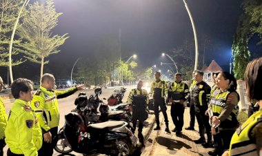 Patroli-Antisipasi-Balap-Liar,-Kasat-Lantas-Turunkan-Puluhan-Anggota-dan-Amankan-19-Sepeda-Motor.