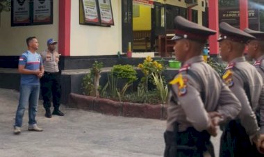 Kapolsek-Maulafa-Terima-Siswa-Latja-SPN-Polda-NTT,-Tekankan-Disiplin-dan-Tanggung-Jawab-Selama-Latihan-Kerja.