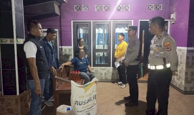 Kapolsek-Maulafa-Terus-Lakukan-Penertiban-Peredaran-Miras,-Guna-Menekan-Angka-Kriminalitas-di-Wilkum-Polsek-Maulafa.